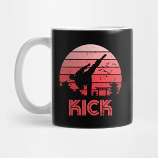 Retro Karate Guy Mug